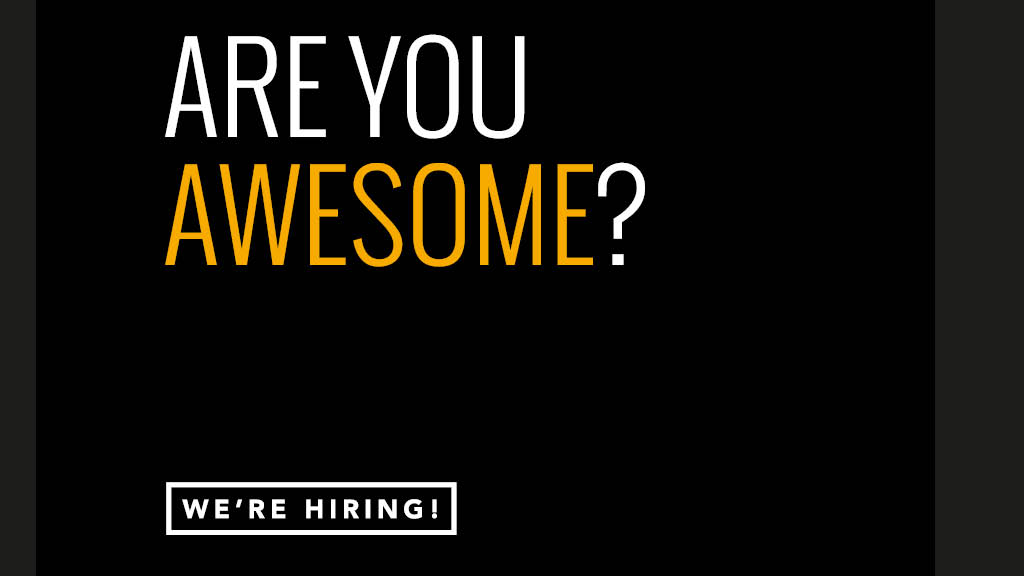 WE ARE HIRING STARTERS & YOUNG PROFESSIONALS!